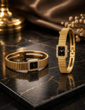 Premium Stainless Steel Ladies Watch Style Bracelet